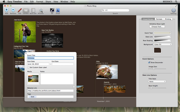 Photo slideshow on mac